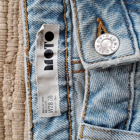 Topshop MOTO Straight Jeans - Picture 5 of 6